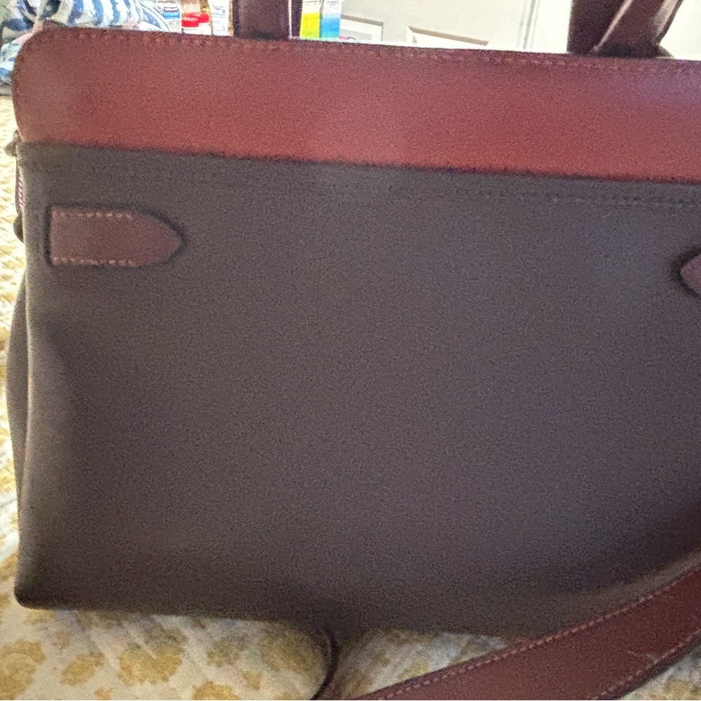 Coach Brown Leather Briefcase with Structured Design - Picture 2 of 2